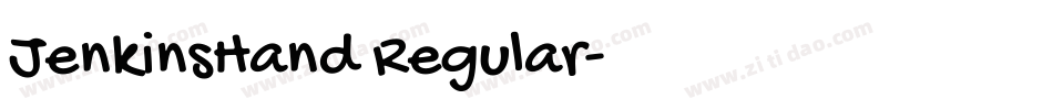 JenkinsHand Regular字体转换